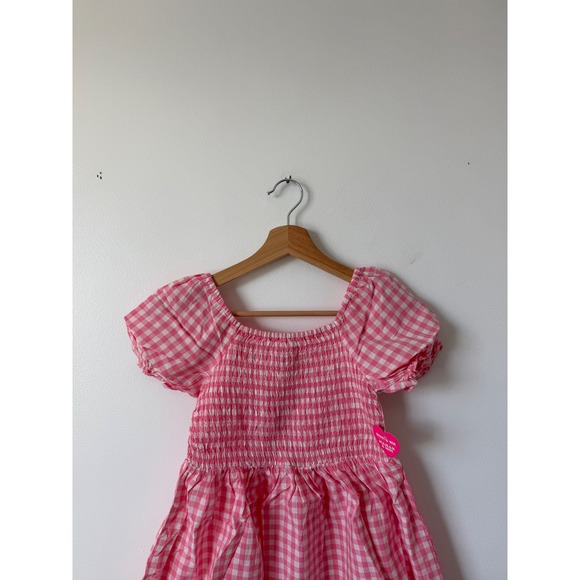 The Children's Place Little Girls Pink Gingham Dress – Size 10/12 – NWT - Picture 2 of 6
